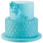 Blue Blossoms Cake