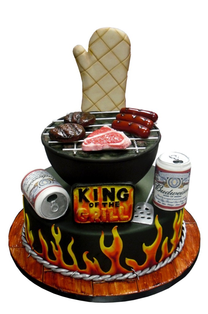 For the KING of Grill Cake