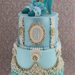 Heels and Ruffles Cake