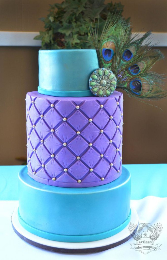 Peacock Wedding Cake