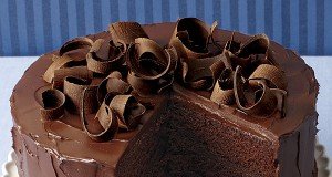 Romantic Chocolate Ganache Cake