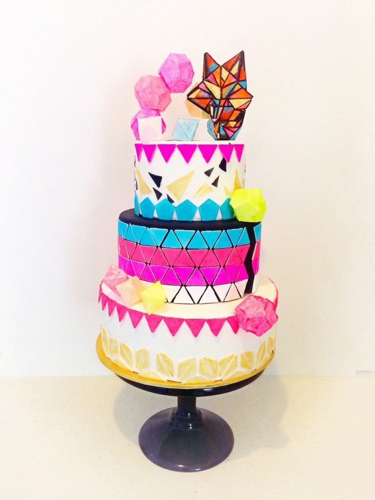 Super Pretty Geometric Cake