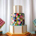Super Pretty Geometric Cake