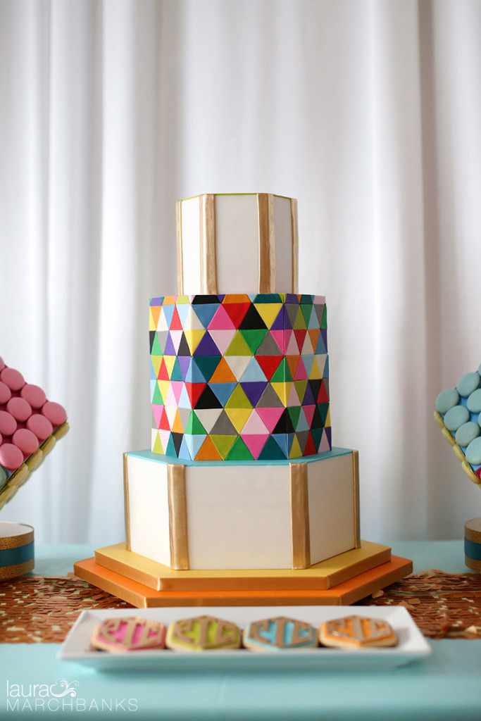 Super Pretty Geometric Cake