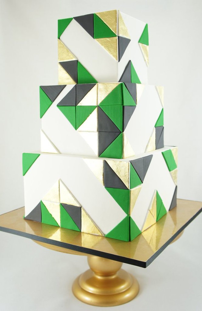 Super Pretty Geometric Cake