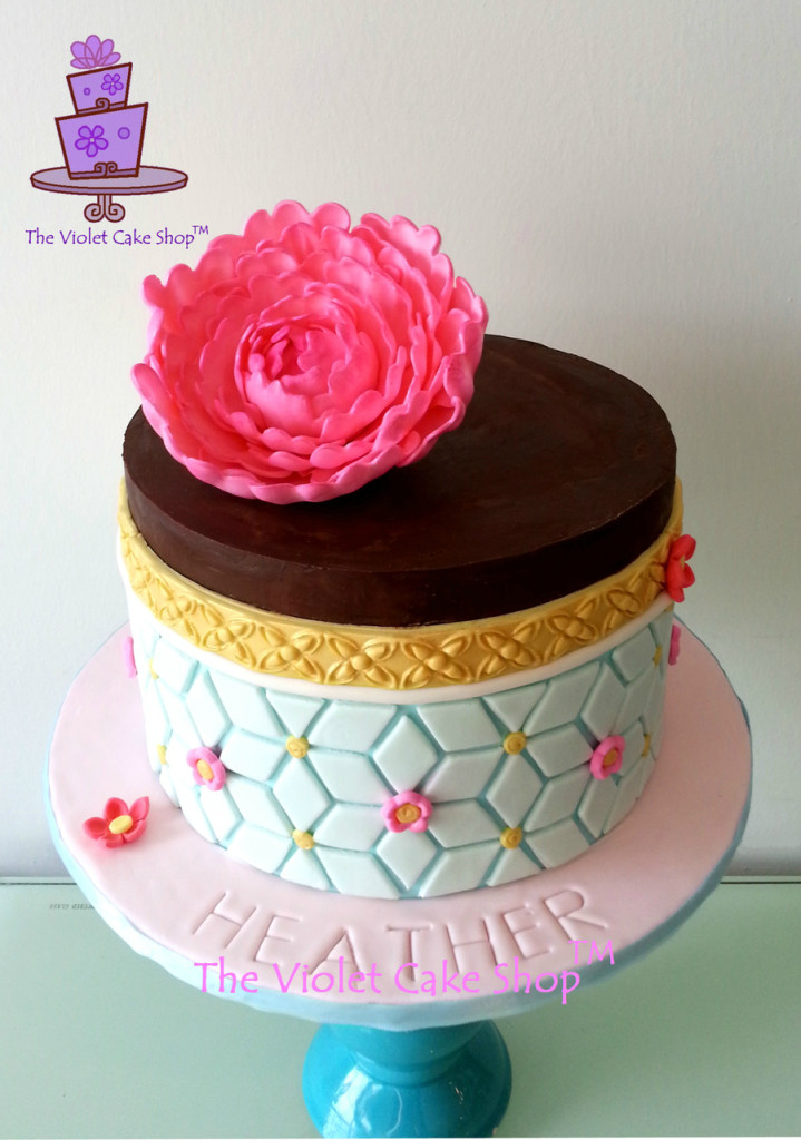 Super Pretty Geometric Cake