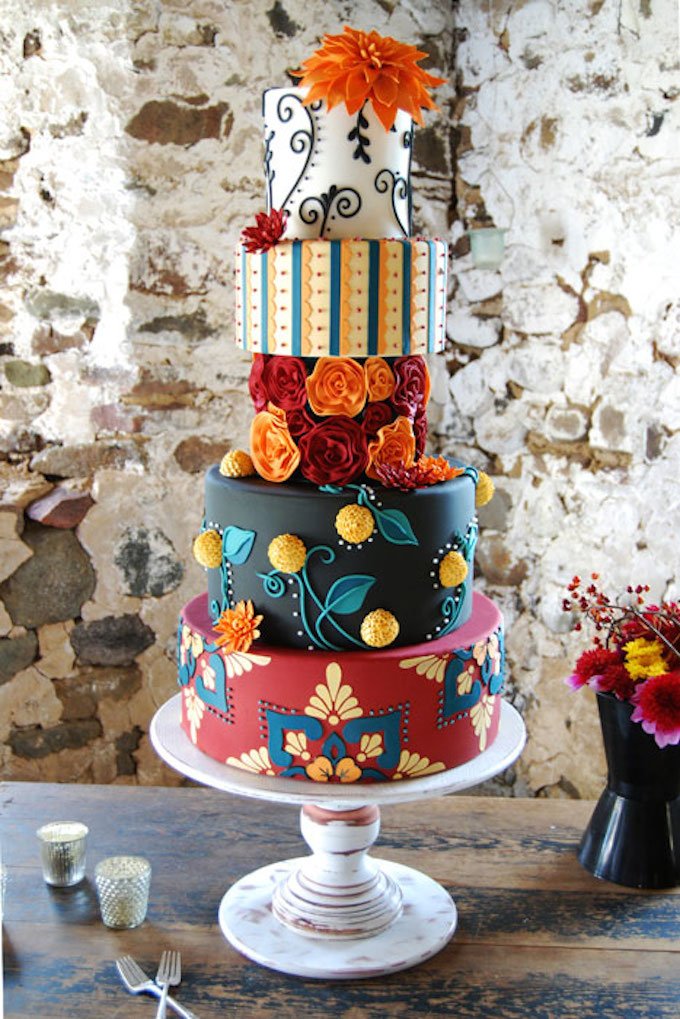 Enchanting and Whimsical Wedding Cake