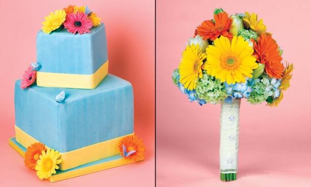 Fashion-Inspired Wedding Cakes