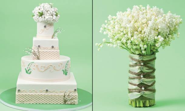 Fashion-Inspired Wedding Cakes