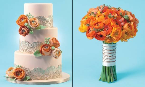 Fashion-Inspired Wedding Cakes