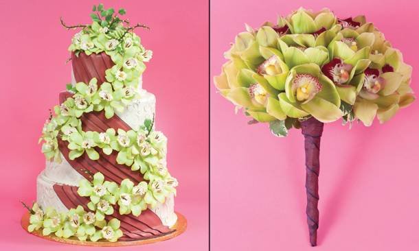Fashion-Inspired Wedding Cakes