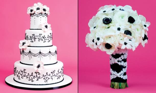Fashion-Inspired Wedding Cakes