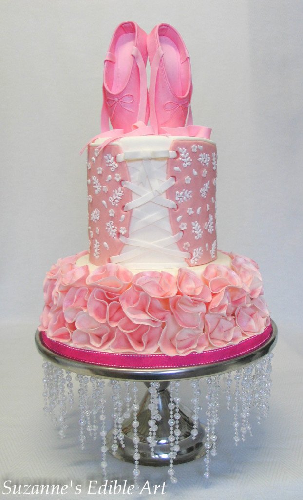 Sugar Shoes Sparkly Fondant Cake