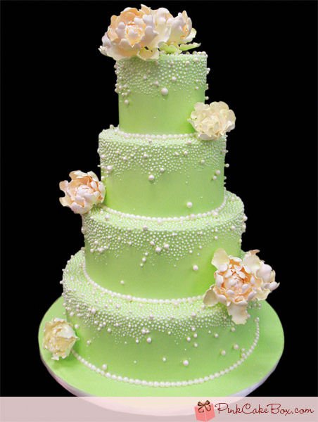 Torta Multipiano Verde Pistacchio