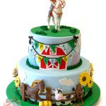 Western Themed Birthday Cake