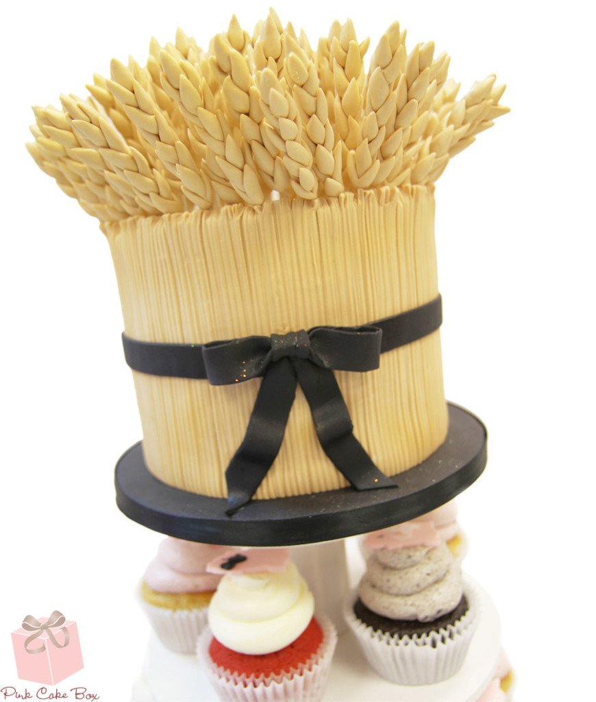 Wheat Stalks Cake Topper