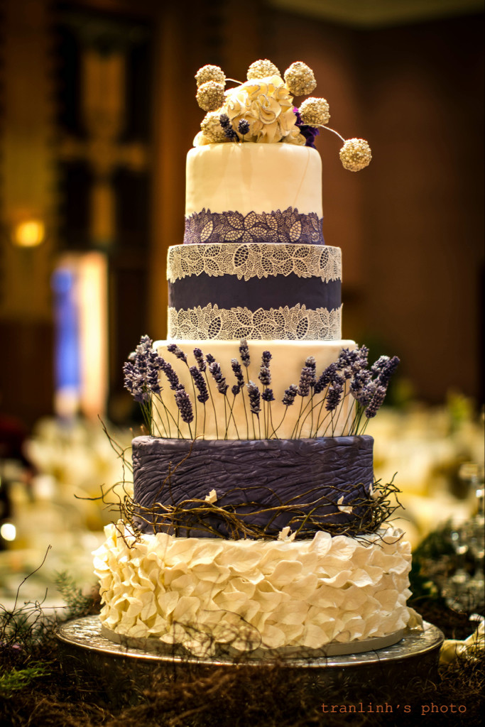 Lavender Wedding Cake