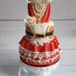 Mommy Santa Christmas cake