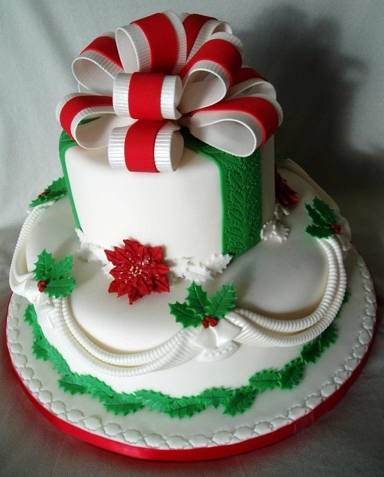 Pretty Christmas Cake - Amazing Cake Ideas