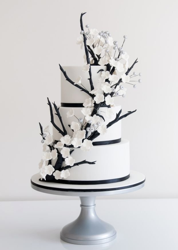 Trendy Wedding Cake