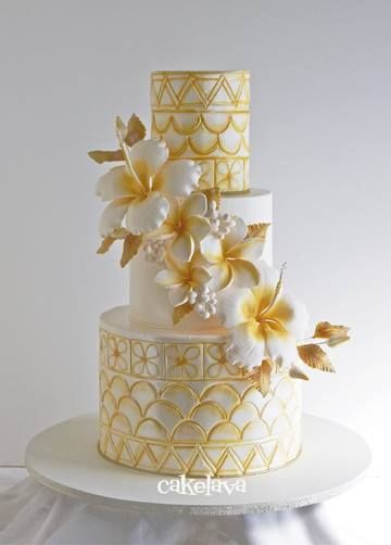 White & Gold Prettiest Birthday Party Cake Decoration Ideas, Fantastic  Cake Designs