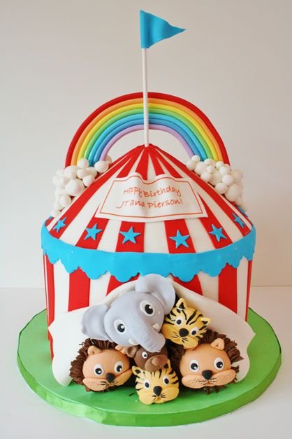 Birthday Cake NJ - Circus Custom Cake
