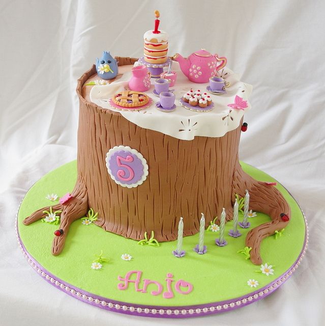 Forest Tea Party Cake