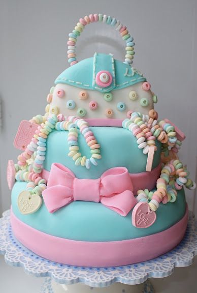 Girly Candy Necklace Cake