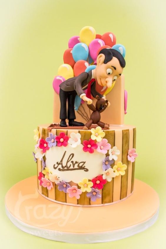 Mr. Bean Birthday Cake