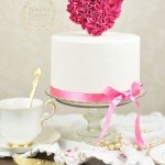 Ruffled Heart Cake