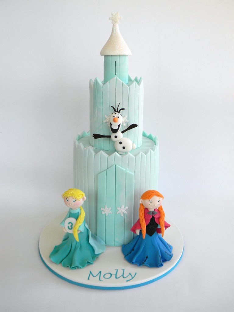 Skyblue Tower Cake