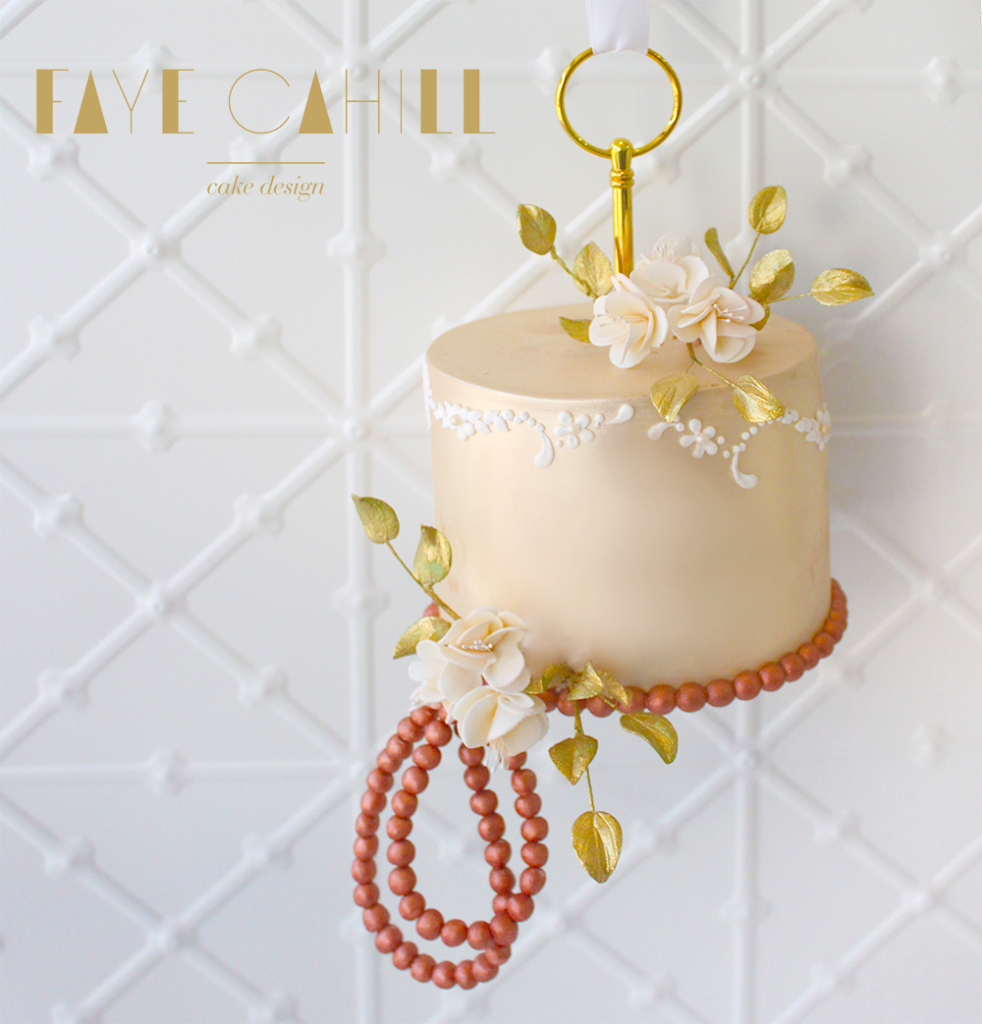 Beaded Hanging Cake