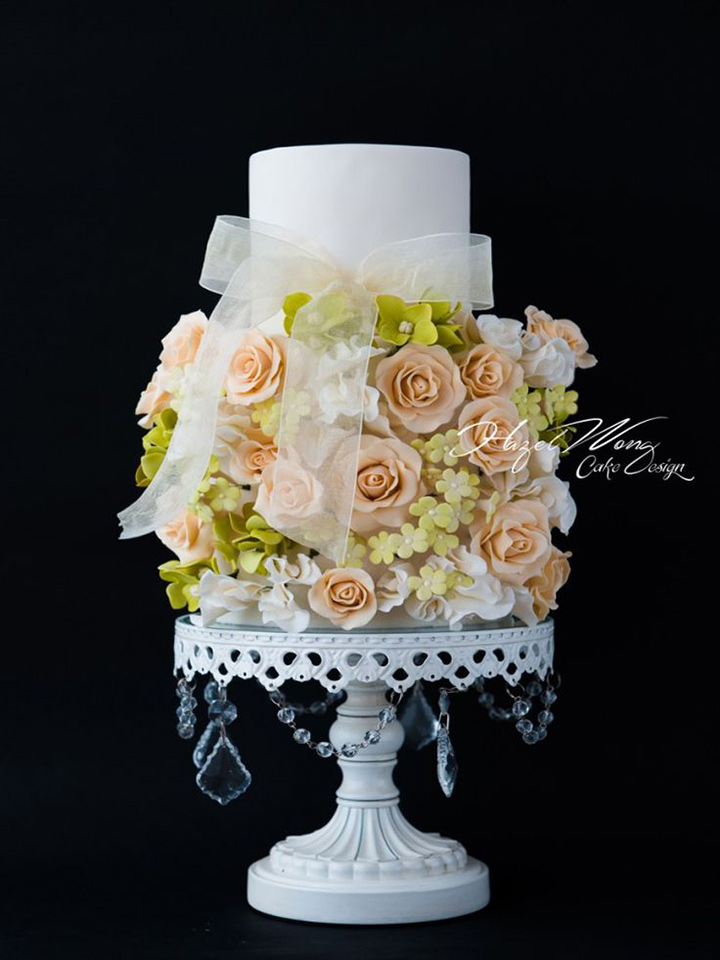 Beautiful Flowers Cake