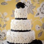 Black Buttons Cake