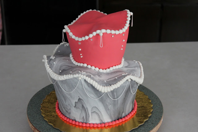 Carved Topsy Turvy Cake