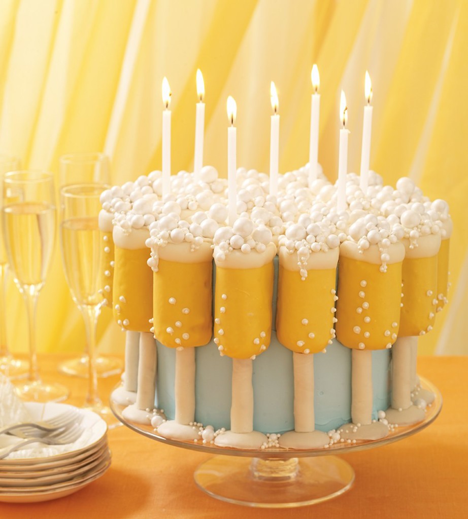 Champagne Glasses Cake