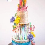 Color Splash Cake by Veenas Art of Cakes