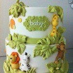 Cute Jungle Tthemed Cake