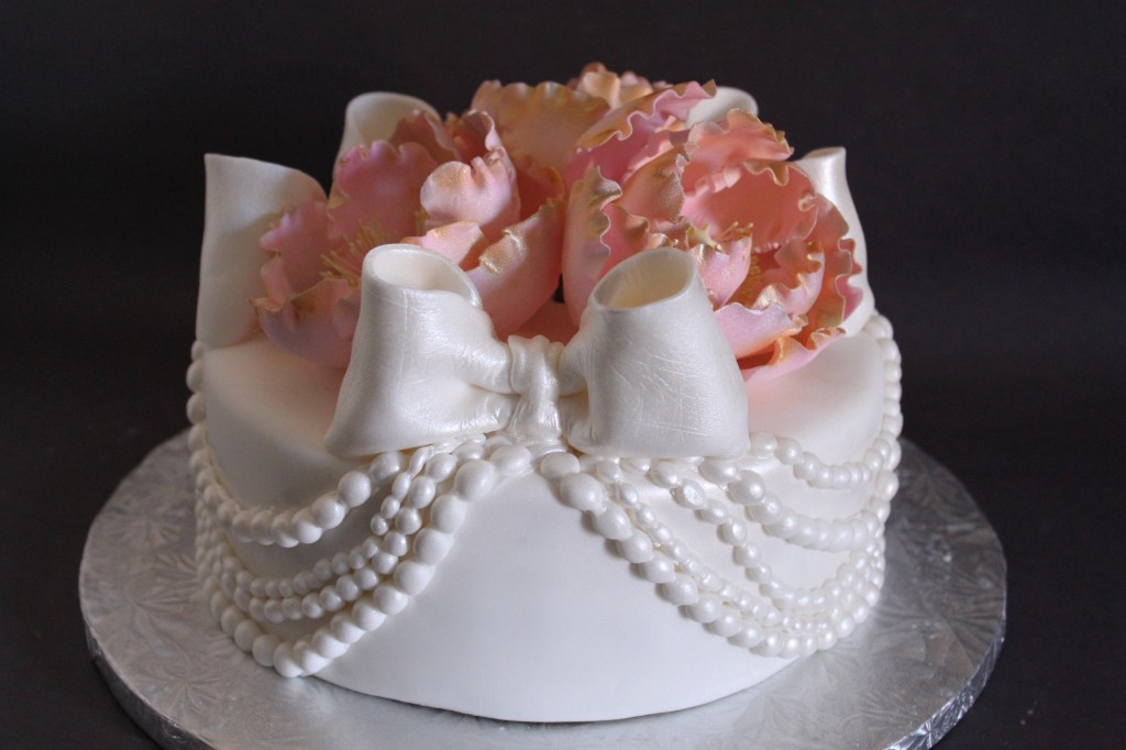 Draped Pearl Cake