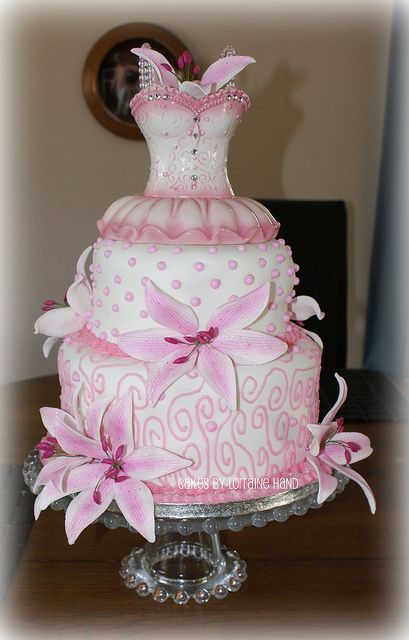 Elegant Pink Cake