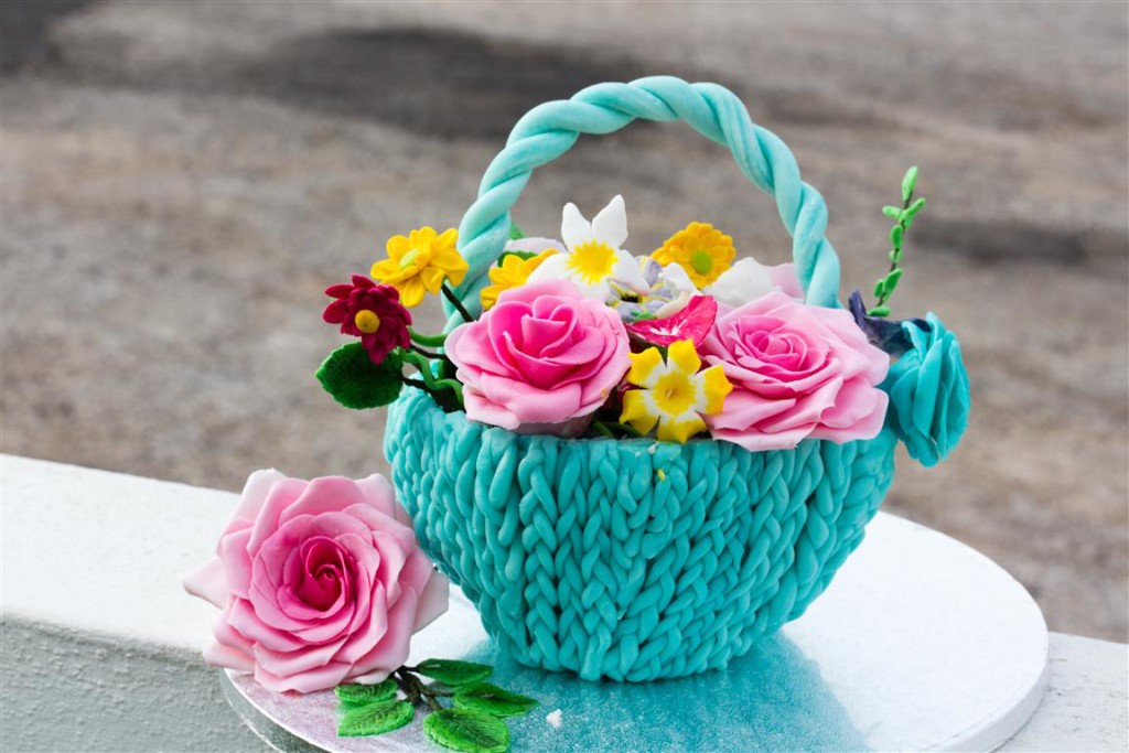 Flower Basket Cake