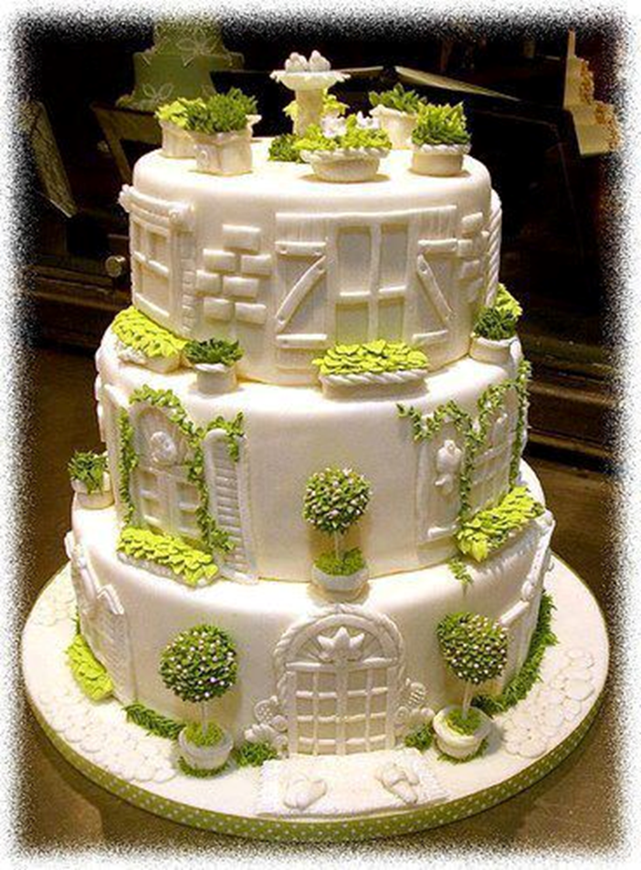 Garden Themed Cake