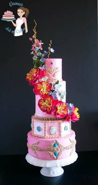 Peony Sugar Flower Cake Craft Magazine Cake