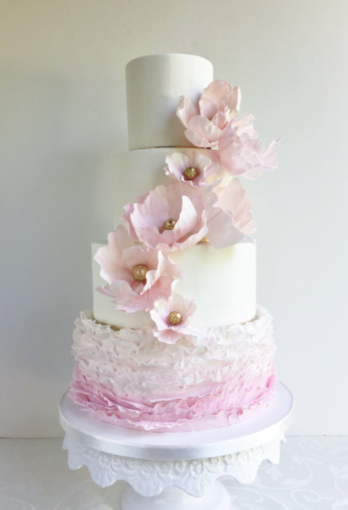 Pink Flower Cake