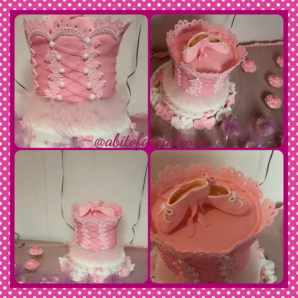 Pretty Pink Baby Shower Cake by Alvinia E May - Hargrove