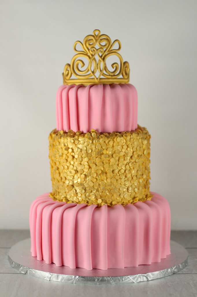 Princess Sequin Cake