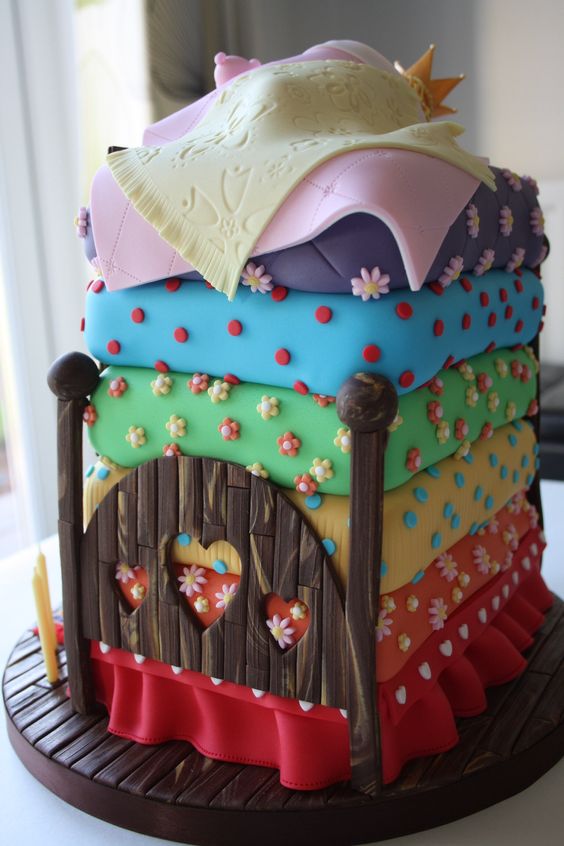 Princess and the Pea Fairy Tale Cake