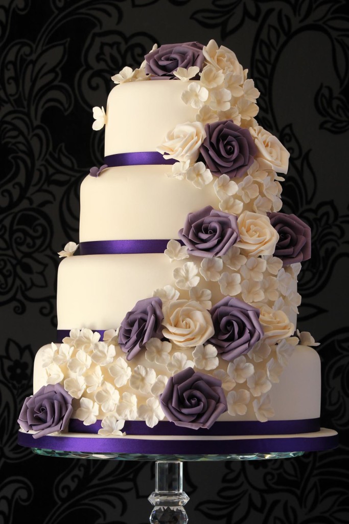 Purple Theme Cake