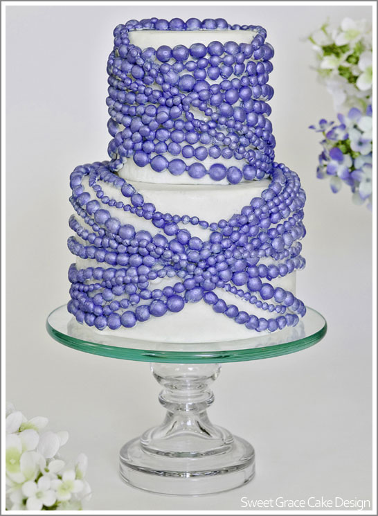 Sapphire Pearl Cake