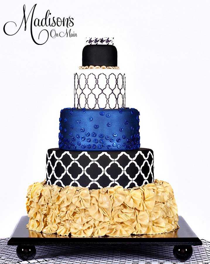 Stunning Blue Cake